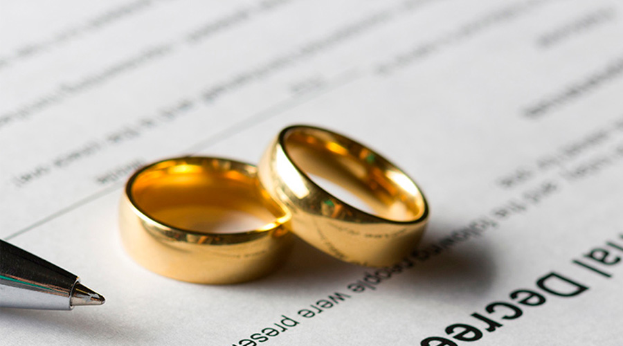 marriage rings and divorce papers houston tx
